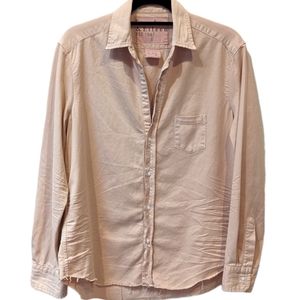 Frank and Eileen "Eileen" Italian Cotton Distressed Button Up Shirt (S)